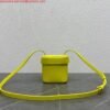 Celine 199263 SMALL BOX cuir triomphe in Smooth Calfskin Yellow
