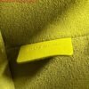 Celine 199263 SMALL BOX cuir triomphe in Smooth Calfskin Yellow