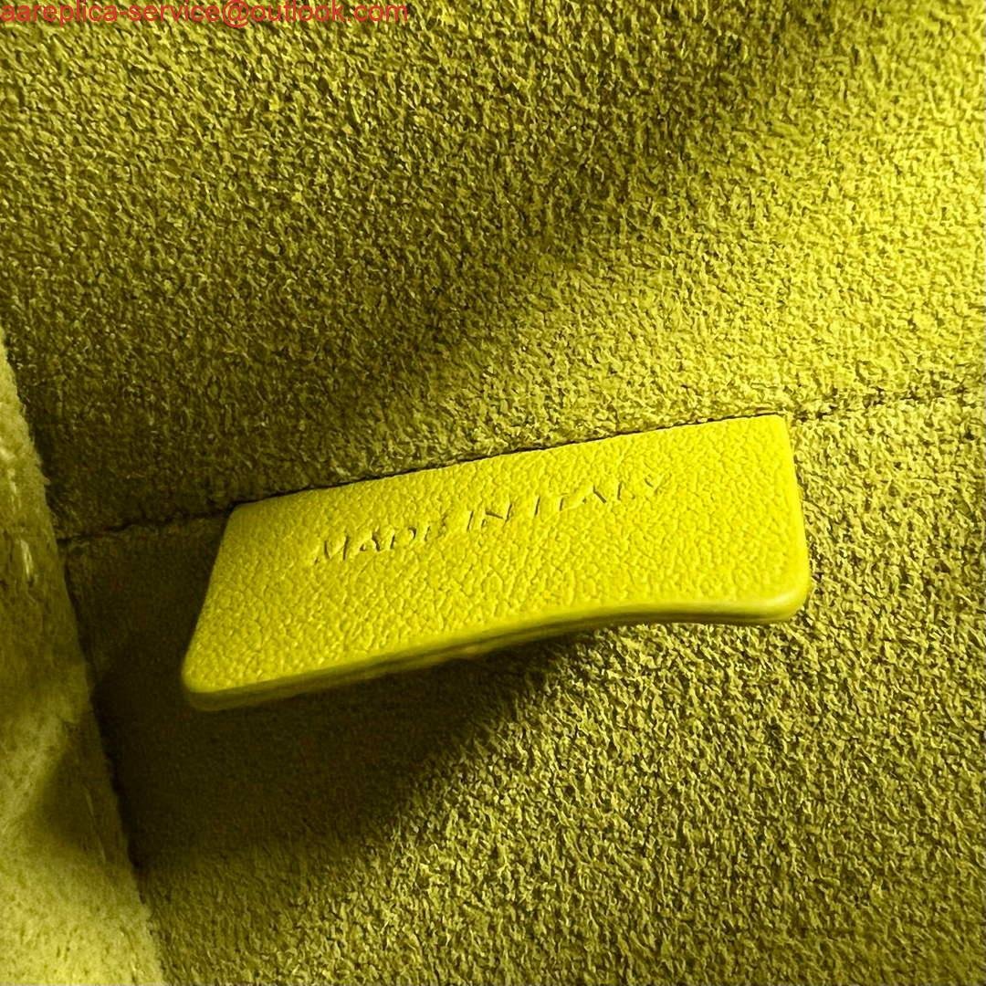 Celine 199263 SMALL BOX cuir triomphe in Smooth Calfskin Yellow