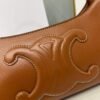 Celine 198153 Shoulder Bag Cuir Triomphe in Smooth Calfskin Brown