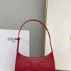 Celine 198153 Shoulder Bag Cuir Triomphe in Smooth Calfskin Red