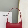 Celine 198153 Shoulder Bag Cuir Triomphe in Smooth Calfskin Red