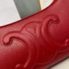 Celine 198153 Shoulder Bag Cuir Triomphe in Smooth Calfskin Red