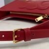 Celine 198153 Shoulder Bag Cuir Triomphe in Smooth Calfskin Red