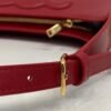 Celine 198153 Shoulder Bag Cuir Triomphe in Smooth Calfskin Red