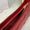 Celine 198153 Shoulder Bag Cuir Triomphe in Smooth Calfskin Red