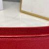 Celine 198153 Shoulder Bag Cuir Triomphe in Smooth Calfskin Red