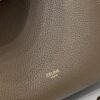 Celine 178303 Sangle Small Bucket Bag in Soft Grained Calfskin Brown