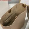 Celine 178303 Sangle Small Bucket Bag in Soft Grained Calfskin Brown