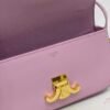 Celine 194143 Triomphe Shoulder Bag in Natural Calfskin Pink