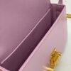 Celine 194143 Triomphe Shoulder Bag in Natural Calfskin Pink