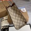 Gucci 498156 Padlock GG Small Shoulder Bag Brown