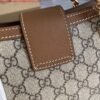 Gucci 498156 Padlock GG Small Shoulder Bag Brown