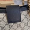 Gucci 498156 Padlock GG Small Shoulder Bag Black