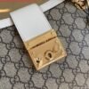 Gucci 479197 Padlock Medium GG Shoulder Bag White