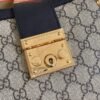 Gucci 479197 Padlock Medium GG Shoulder Bag Black