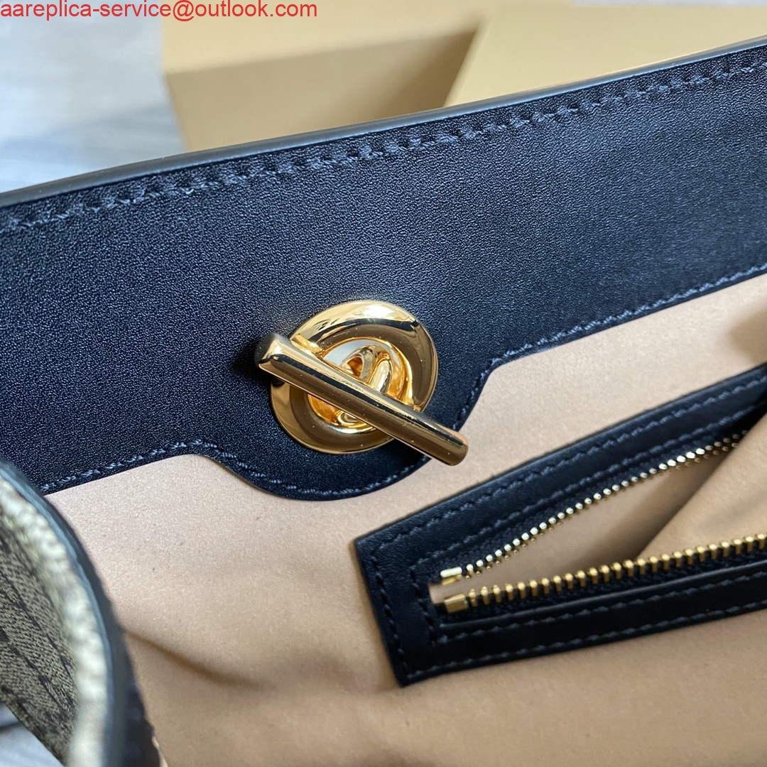 Gucci 479197 Padlock Medium GG Shoulder Bag Black