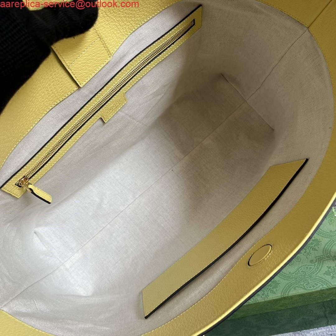 Gucci 631685 Ophidia jumbo GG medium tote Banana