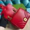Gucci 739682 GG Marmont Matelassé mini tote bag Red