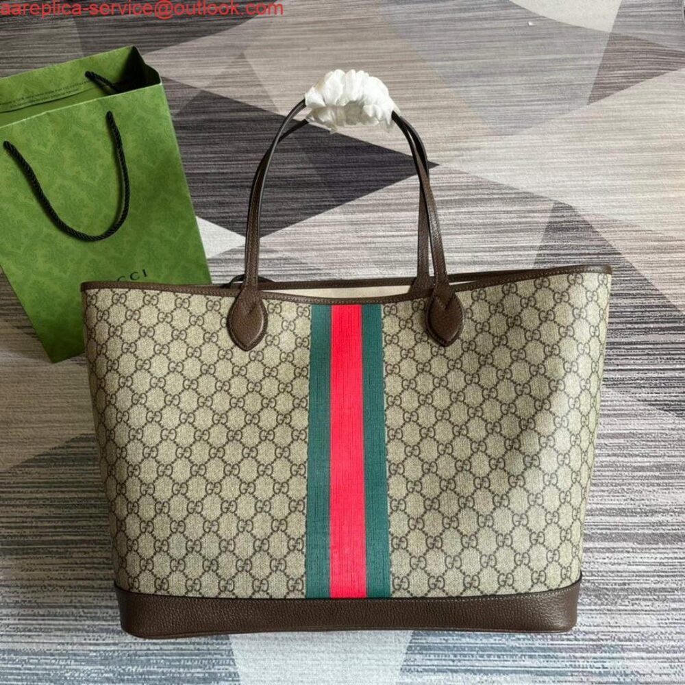 Gucci 726755 GG Large Tote Bag Brown