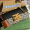 Gucci 735103 Padlock Mini shoulder bag Black