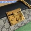 Gucci 735103 Padlock Mini shoulder bag Black
