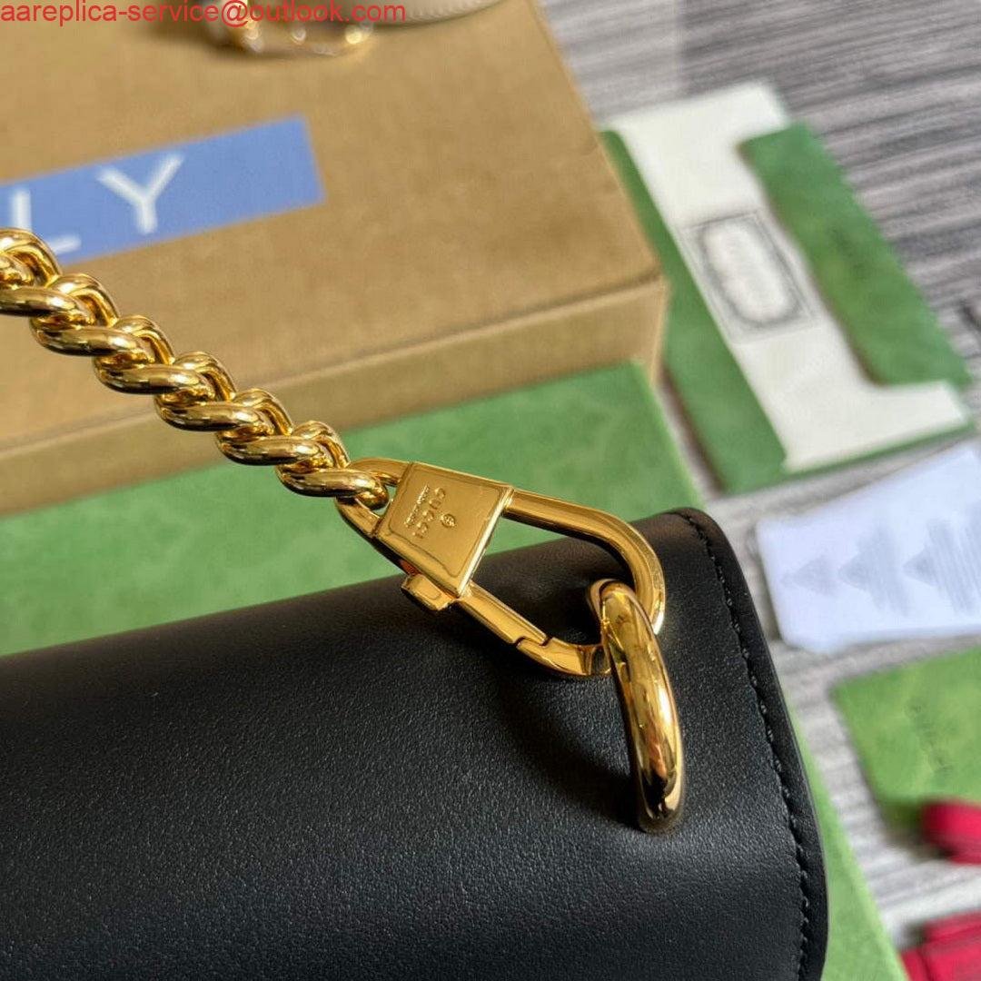 Gucci 735103 Padlock Mini shoulder bag Black
