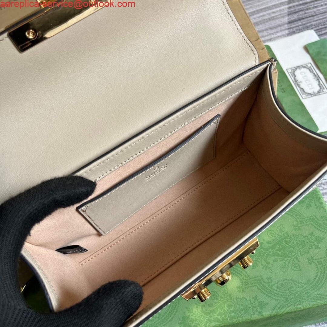 Replica Gucci 735103 Padlock Mini shoulder bag Beige