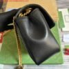 Gucci 739682 GG Marmont Matelassé mini tote bag Black