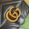 Gucci 739682 GG Marmont Matelassé mini tote bag Black