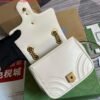 Gucci 739682 GG Marmont Matelassé mini tote bag White
