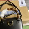 Gucci 702106 Bamboo Mini Handbag Black