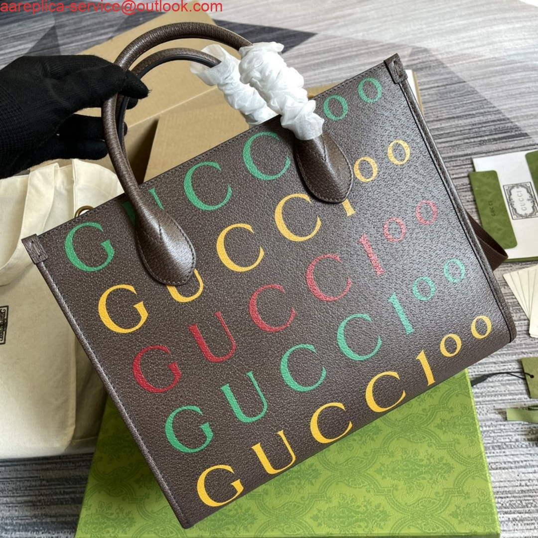 Gucci 680956 Exquisite Gucci Small Tote Bag Brown