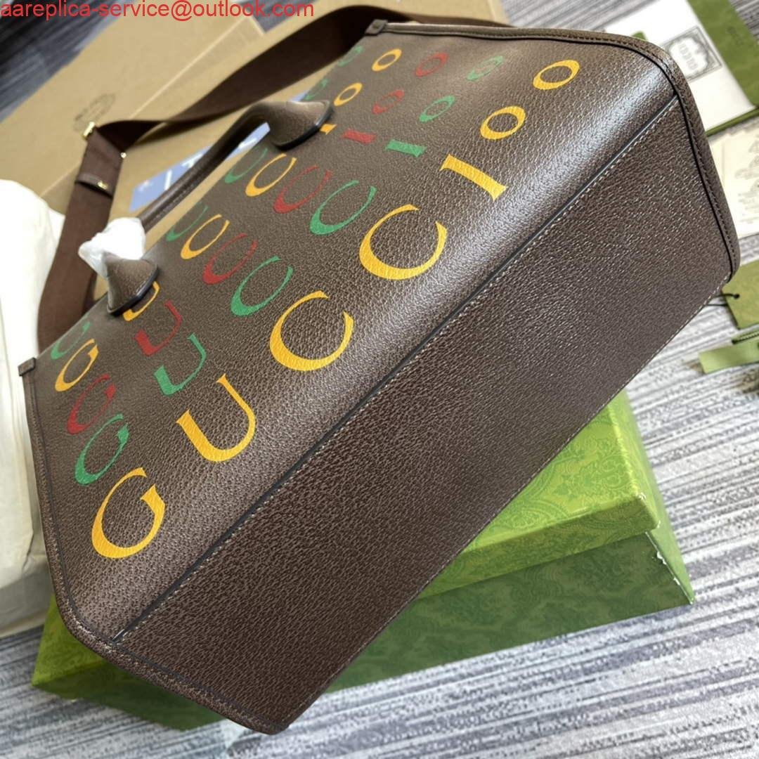 Gucci 680956 Exquisite Gucci Small Tote Bag Brown