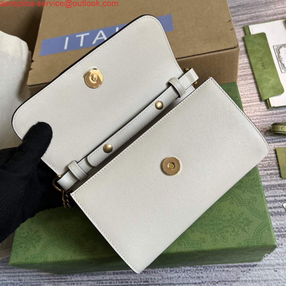 Gucci 675795 Gucci Diana mini shoulder bag White