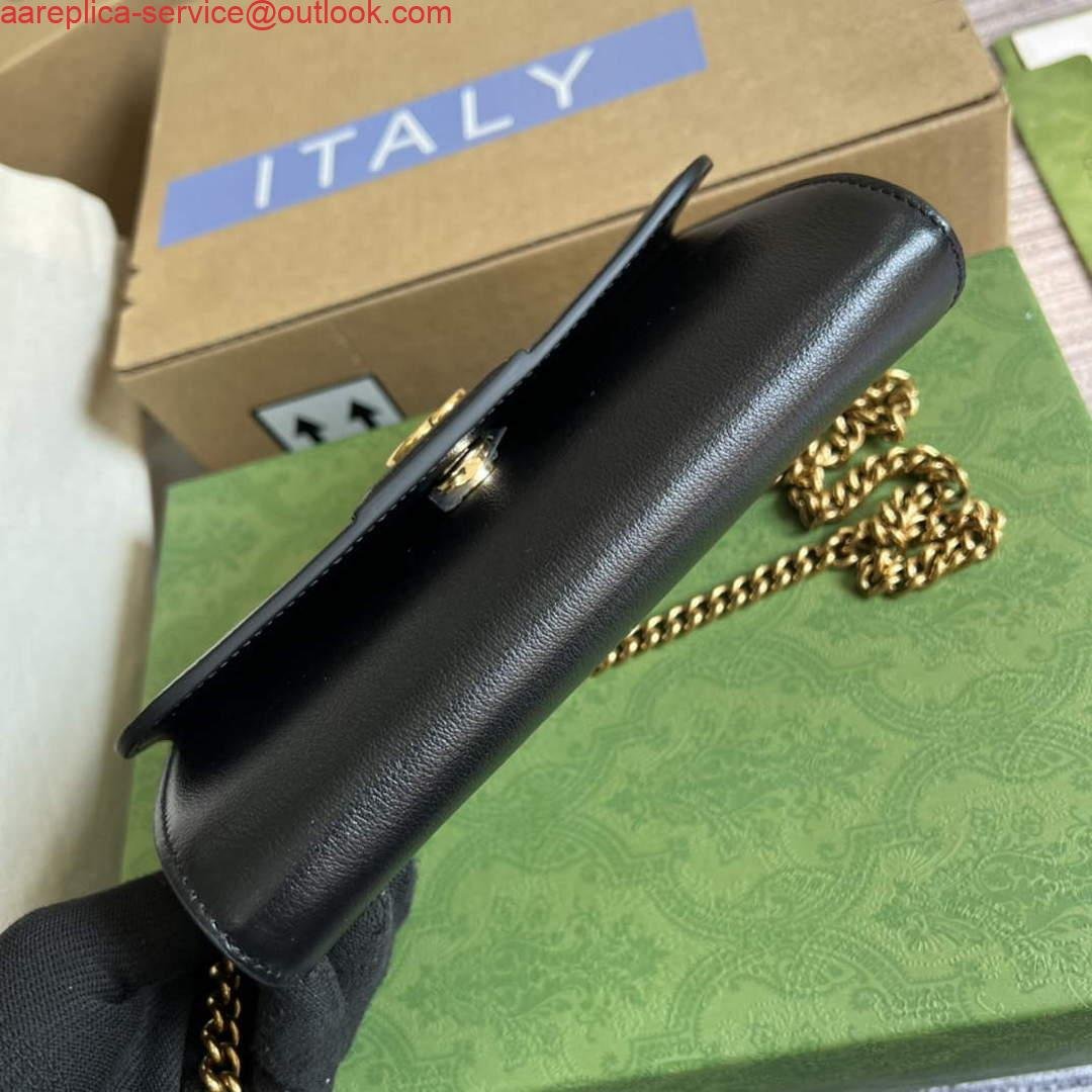 Gucci 675795 Gucci Diana mini shoulder bag Black