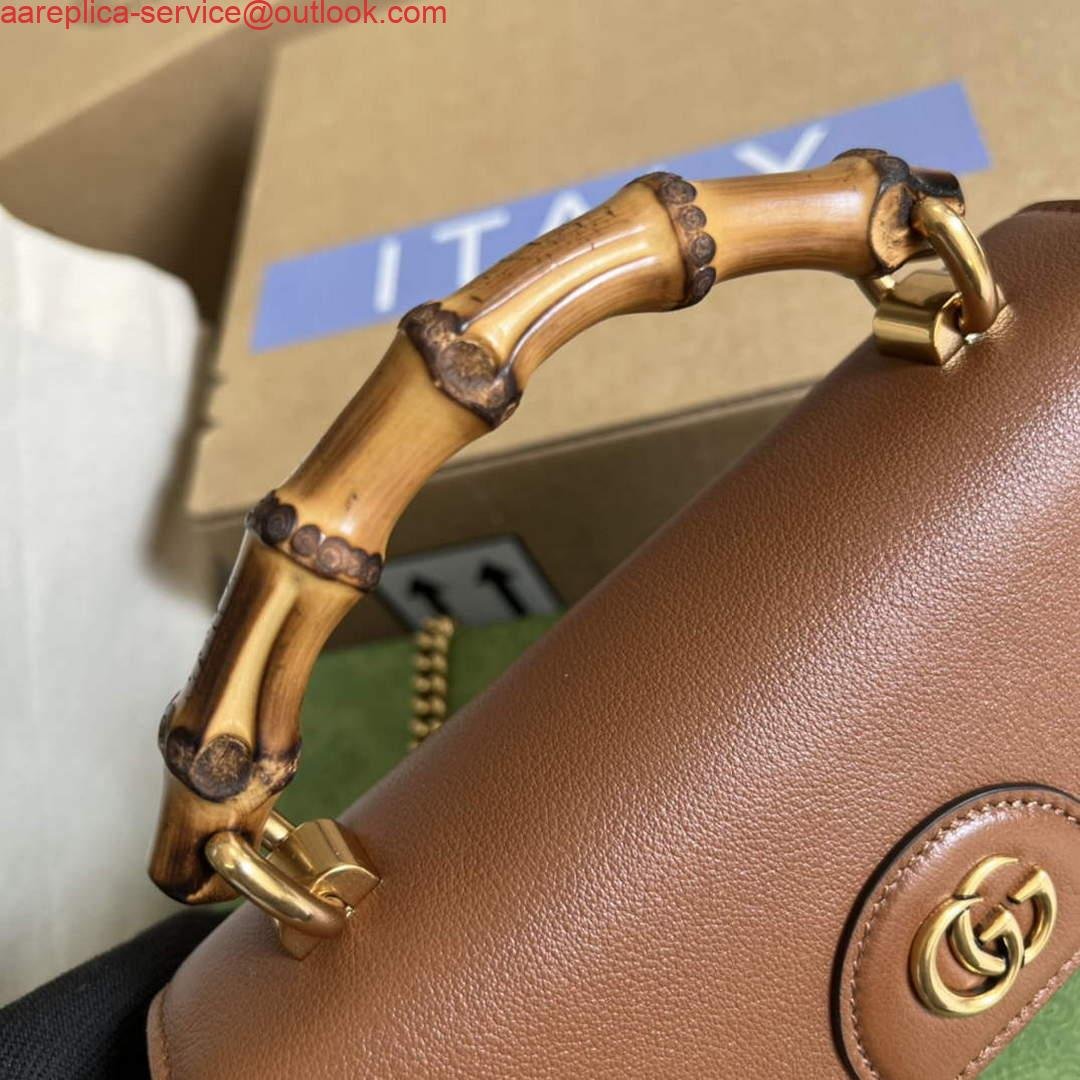 Gucci 675795 Gucci Diana mini shoulder bag Brown