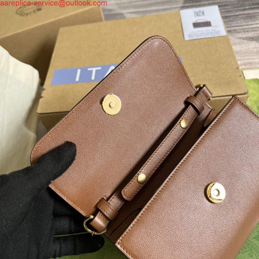 Gucci 675795 Gucci Diana mini shoulder bag Brown