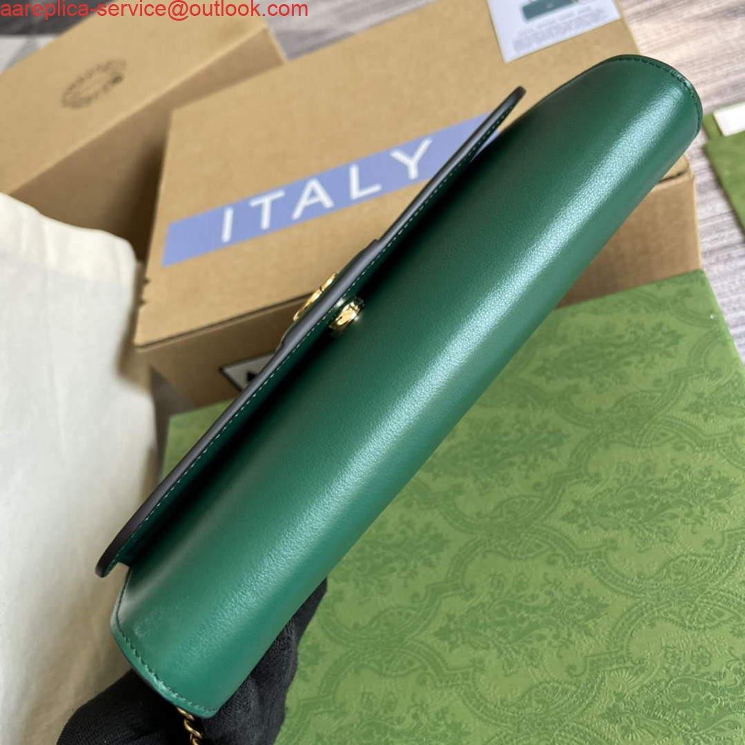 Gucci 675794 Gucci Diana Small Shoulder Bag Green