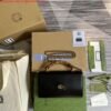 Gucci 675794 Gucci Diana Small Shoulder Bag Black