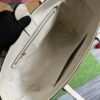 Gucci 631685 GG matelassé leather medium tote Bag White
