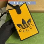 Replica Gucci 702203 Adidas x Gucci phone case Yellow