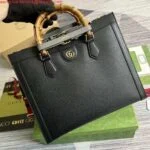 Gucci 678842 Diana medium tote bag Black