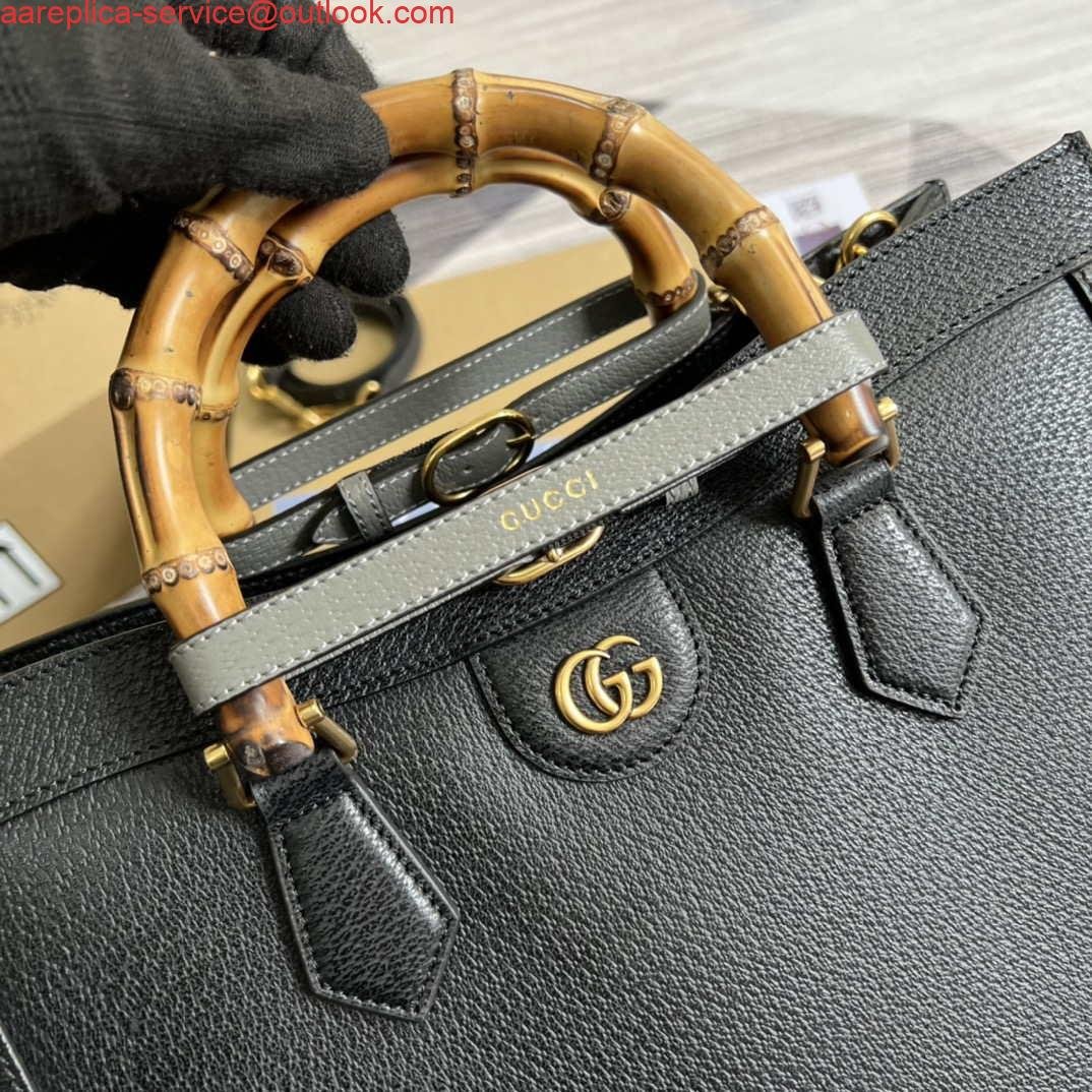 Gucci 678842 Diana medium tote bag Black