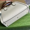 Gucci 702721 Diana Small Tote Bag White leather