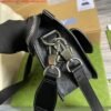 Gucci 674164 Messenger Bag With Interlocking G Black