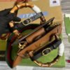 Gucci 702732 Gucci Diana Mini Tote Bag Brown leather