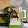 Gucci 702732 Gucci Diana Mini Tote Bag White leather