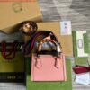 Gucci 702732 Gucci Diana Mini Tote Bag Pink leather