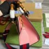 Gucci 702732 Gucci Diana Mini Tote Bag Pink leather